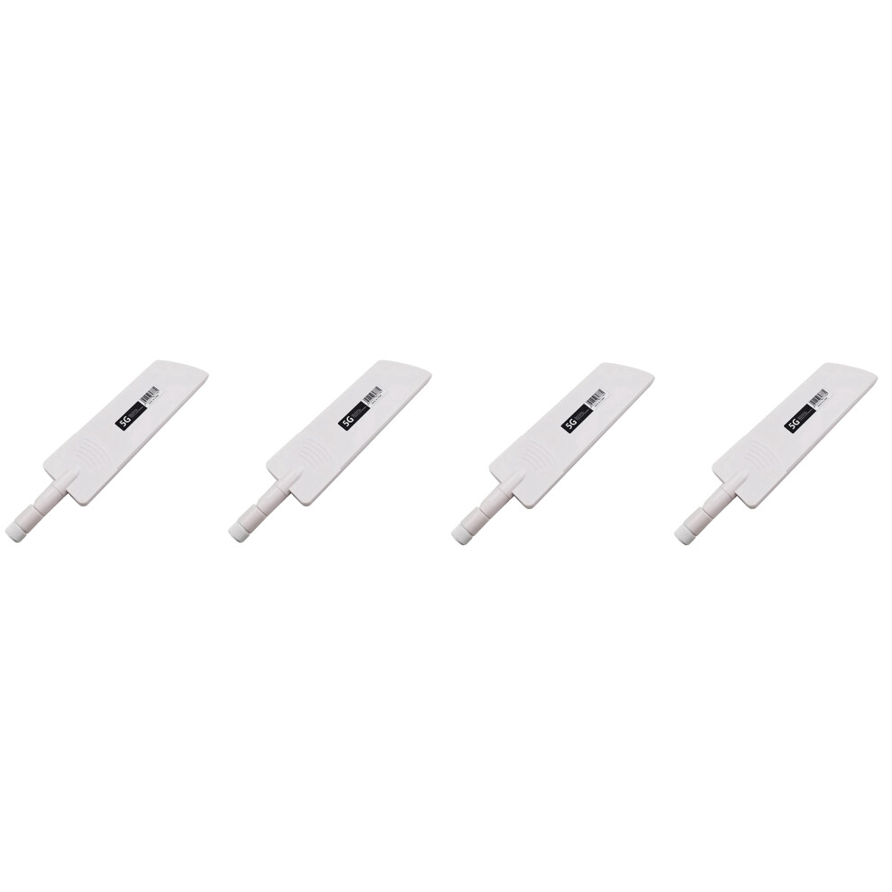 4X 600-6000Mhz Flexible Wireless Router 2G 3G Gsm Gprs 4G 5G High Gain 40 Dbi Lte Signal Booster Wifi Antenna A White 4853981205607