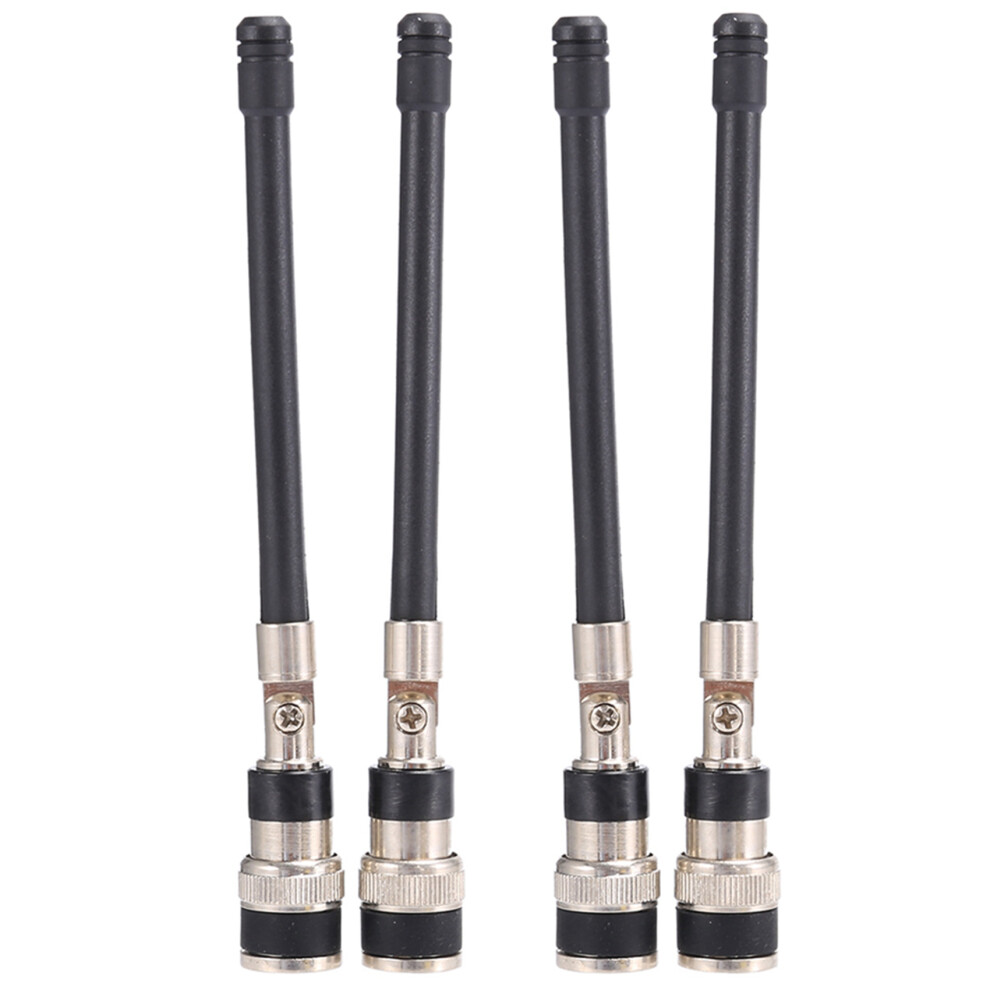 4 Pcs Bnc Uhf Microphone Antenna For Pgx24 Slx24 Slx4 Pg58 Sm58 Beta58 Series Wireless Mic Black 4853981207540