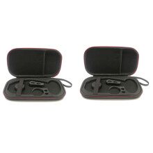 2X Hard EVA Portable Stethoscope Carrying Case Storage Box Shell Mesh Pockets for III Stethoscope Bag
