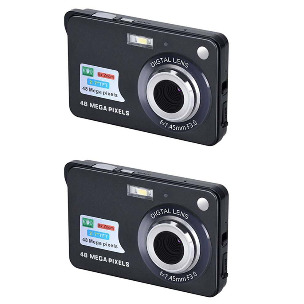 2X Digital Camera HD Display Video Camera Anti-Shake Camcorder 2.7 Inch Mini Camera-image-OPC-PJ26SDY-NEW