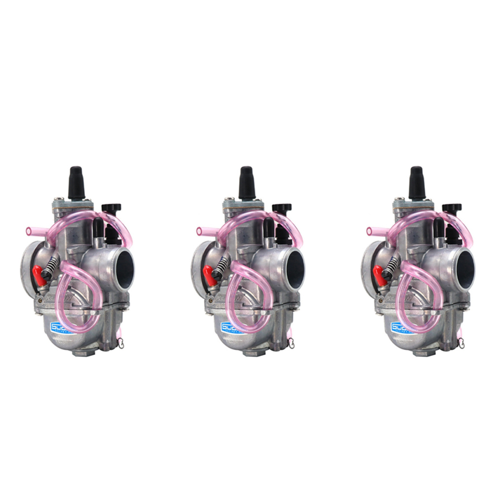 3Pcs 28Mm Pwk 28Mm Power Jet Carburetor Flat Slide Oko28 For Jog Kr150 Rtl250 For 4853981212018