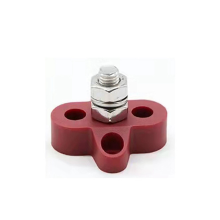 4Pcs 5/16 Inch DC 48V Busbar Power Terminal Block M8 Positive Negative Power Distribution Stud for RV Ship Boat