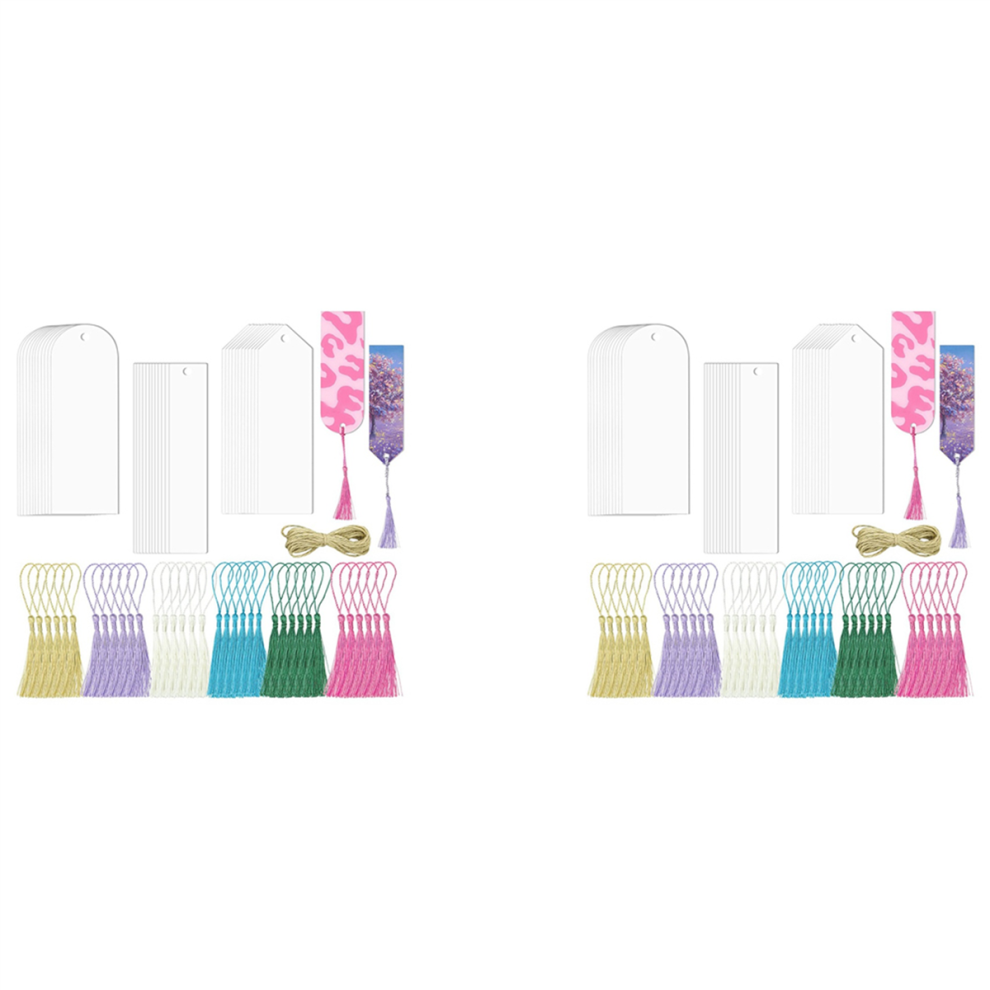 Photos - Other Office Equipment 146Pcs Acrylic Bookmarks Blanks,Sublimation Acrylic Book Markers, Projects Sublimation Accessories for Women
