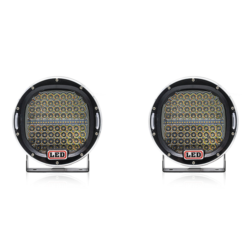 2Pcs 7 Inch 300W Offroad Led Work Bar White+, Round Spot Car Work Lamp For Truck 4Wd Atv Utv Suv Light/White 4853981210250