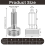 2X Hand Retractable Spring Plunger with Knurled Handle Stainless Steel Lock-Out M6 Type Release Pins A 2