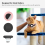 Collar Holder, for Air Tag Collar Holder Compatible for GPS Tracker,6Pack Black and Pink 2