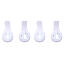 2 Pair Earphone Inner Shell Replacement for Studio 3.0 Wireless Headphones Repair Parts White