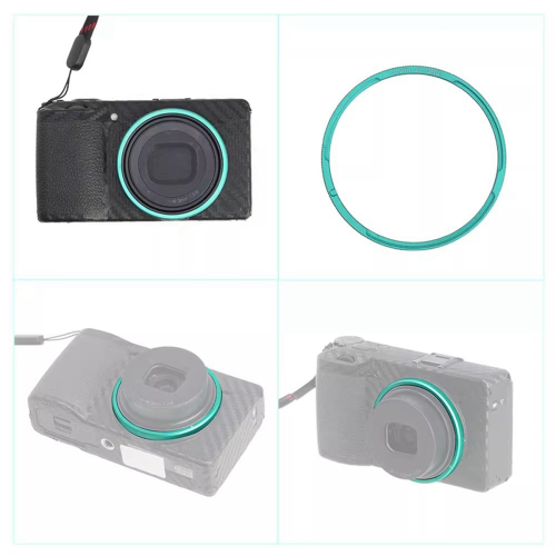 Aluminum Lens Ring For 3 Decorative Green 2