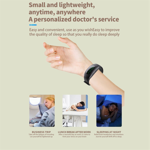 Watch Sleep Aid Instrument Smart Portable Device Relief Black 2