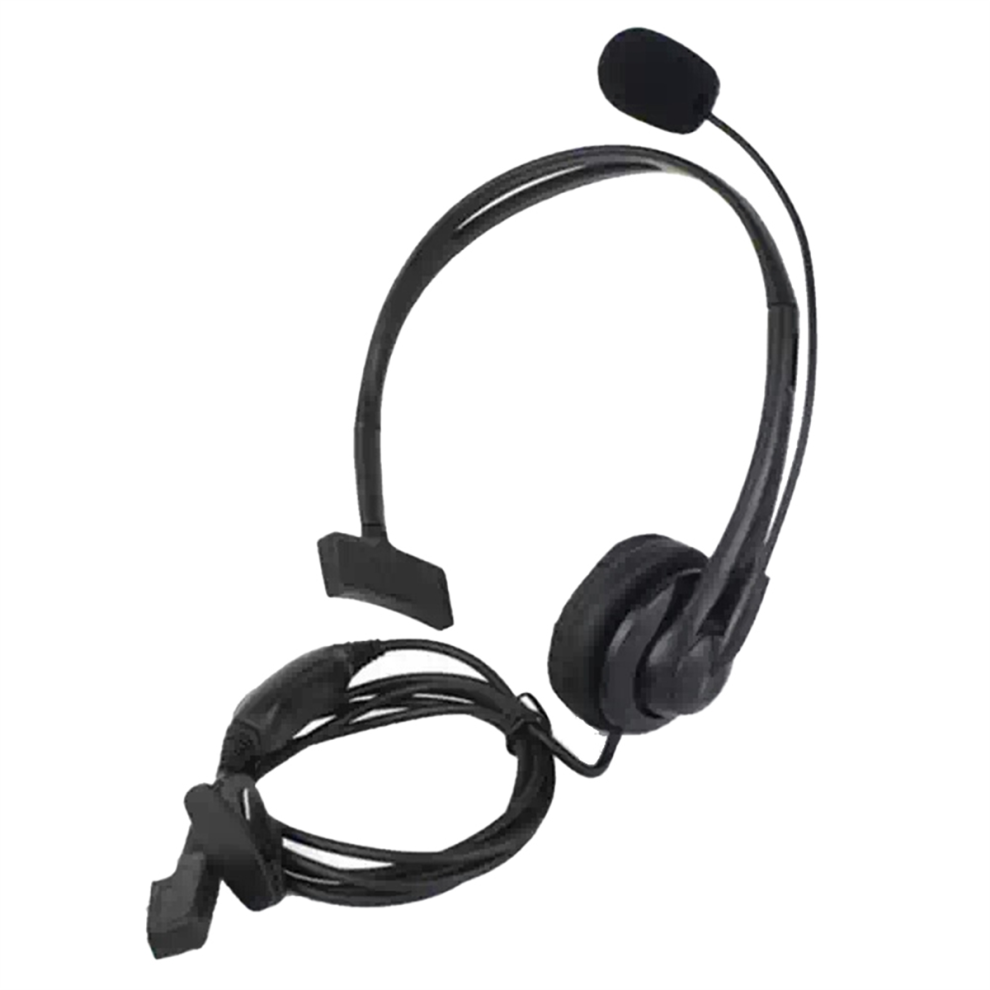 K Plug Walkie Talkie Headset Sponge Earpad Unilateral Mic 4853981217006
