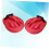 Boxing training Thai pads curved training pads red 3