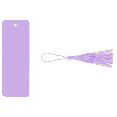 100PCS Blank Kraft Paper Bookmarks Rectangle Book Marks Hanging Label 1