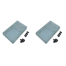2X H2 Plastic Case for One PORTAPACK Transparent Shell