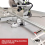 2X Adjustable Cutting Machine Support Frame, Table Saw Stand, Stand 5