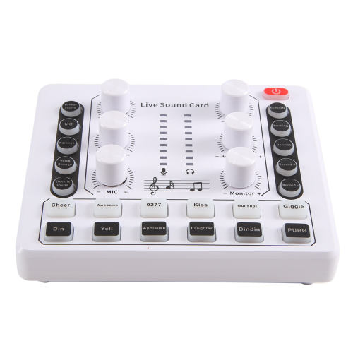 M8 Audio Interface Podcast Equipment Caster, With Premium Mic Preamp 2