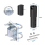 Pole Mount for Dish V2 Antenna Mast with U Clamp 4