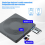 6 in1 External CD/DVD Drive USB3.0 Type C CD DVD RW VCD Optical 5