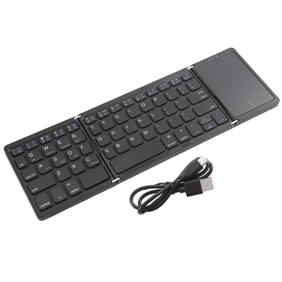 Foldable Bluetooth Keyboard Tri-Folding With Touchpad For Ally 4853981220440