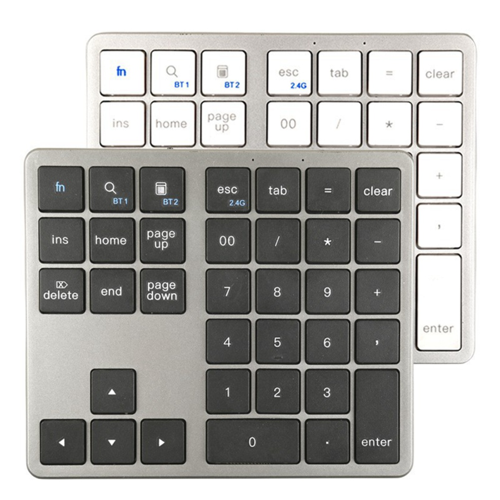 Photos - Keyboard 2.4G Bluetooth Number Pad Ultra-thin Wireless Numpad Black