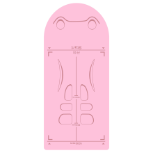 Exercise Equipment Mat for Ab Roller Wheel,Home Gym Floor Pad,Pink