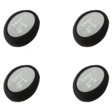 4X Gear Knob Automatic Silver for Smart Fortwo 450 451 1998-2014 Roadster 452 2003-2006 Case Sleeve