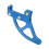Blue Rear Brake Disc Guard Protector For 250 Six Days 2004-2023 1