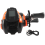 Electronic Baitcasting Fishing Reel Led Screen Orange Right 2