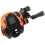 Electronic Baitcasting Fishing Reel Led Screen Orange Right 4
