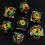 7PCS Mushroom Tabletop Role-Playing Game Dice,Cool Games 4