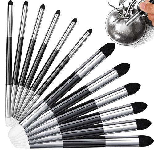 24 Pcs Blending Sponge Pen Sketch Wipe Reusable Stump 1