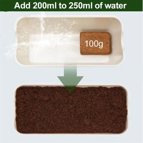10pcs Organic coconut fiber for plants, organic bricks 2