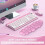 Keyboard Wrist Rest Mouse for Mouse, Pink 6