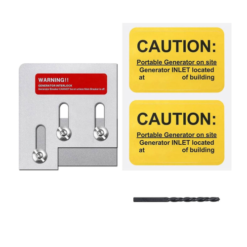 Generator Interlock Kit for D QO or Homeline 150 200 Amp Panels.