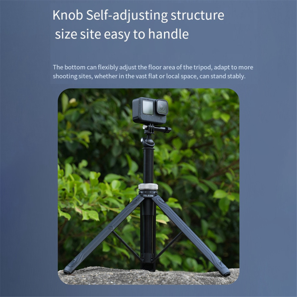 360 Rotation 1.5M Selfie Stick Foldable Tripod For 4853956032122