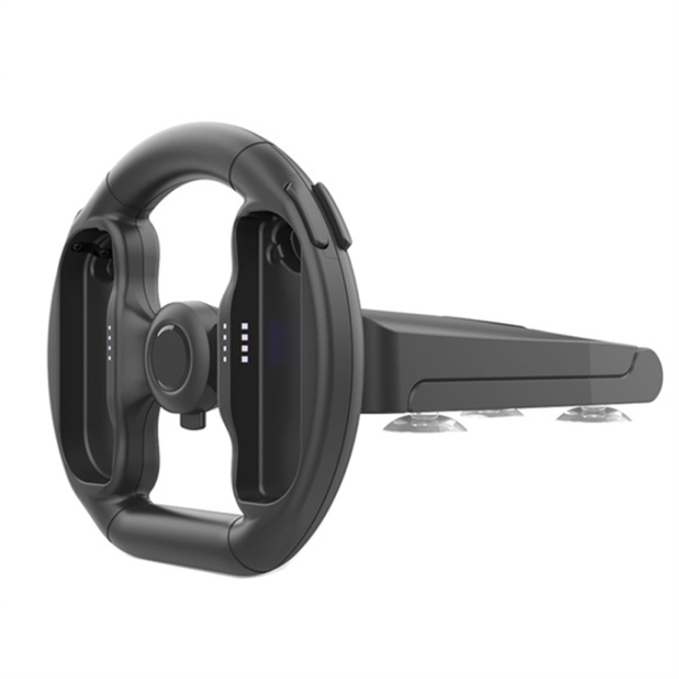 For Switch Steering Wheel For Racing Game Black 4853956029382