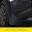 (black 4pcs)2019-2023 Suzuki Jimny Car Mud Flaps and Rear Front Splash Guards Set 4