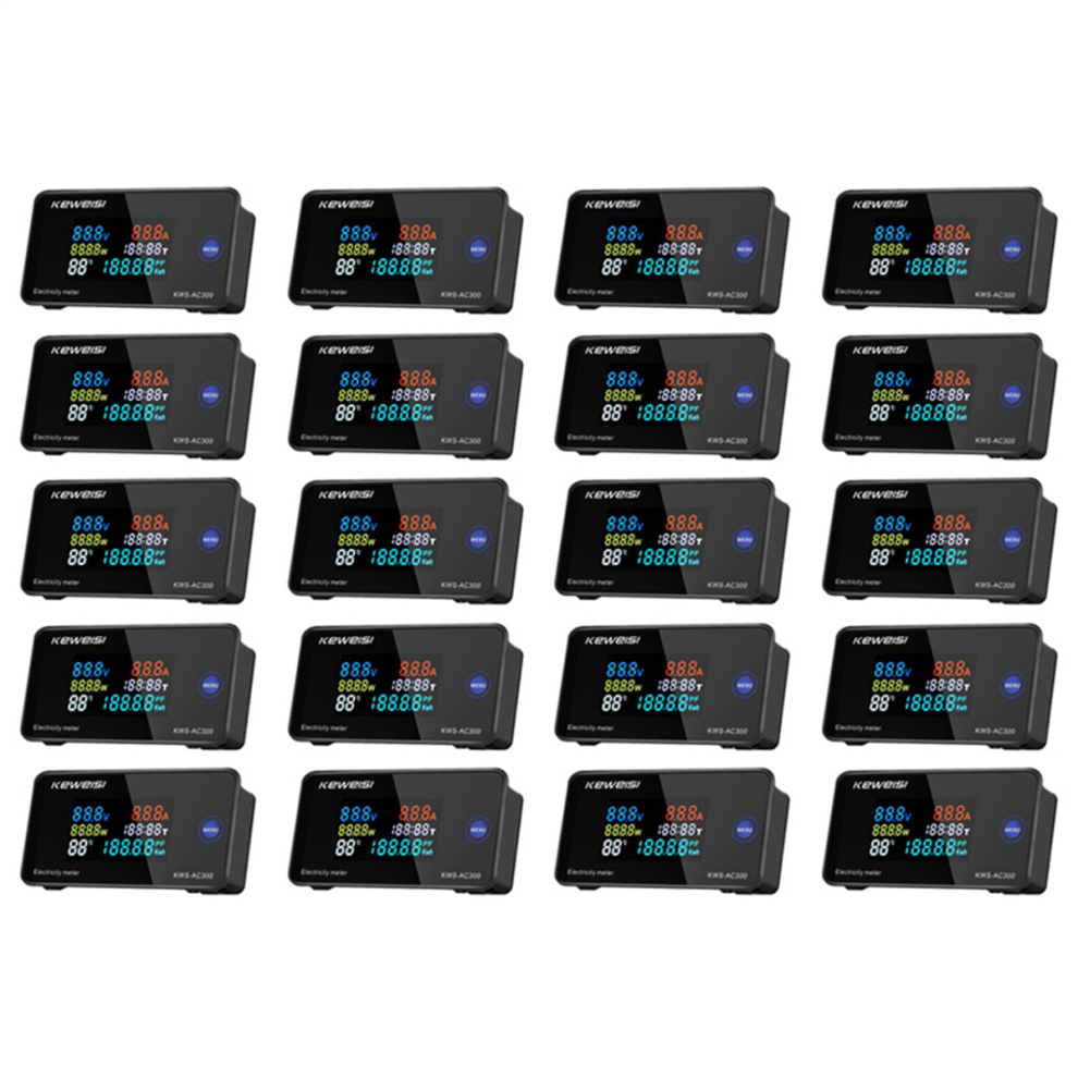 20X Keweisi,Kws-Ac300 Digital Voltmeter Ac 50-300V Voltage 45-65Hz Power Energy Meter Led Wattmeter 0-10A Detector A 4853956031828