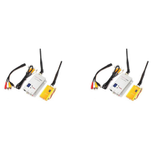 2X FPV 1.2Ghz 1.2G 8CH 1500Mw Wireless AV Sender TV Audio Video Transmitter Receiver Combo for QAV250 250 RC(A)