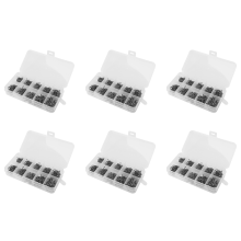 3000Pcs Mixed Size 3-12 High Carbon Steel Carp Fishing Hooks Pack with Hole Retail Box Jigging Bait