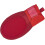 BaseballSlide glove SoftballGlide with elastic strap, Red L 2