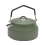 1L Portable Kettle Camping Stovetop Teapot with Folding Handle Green 1