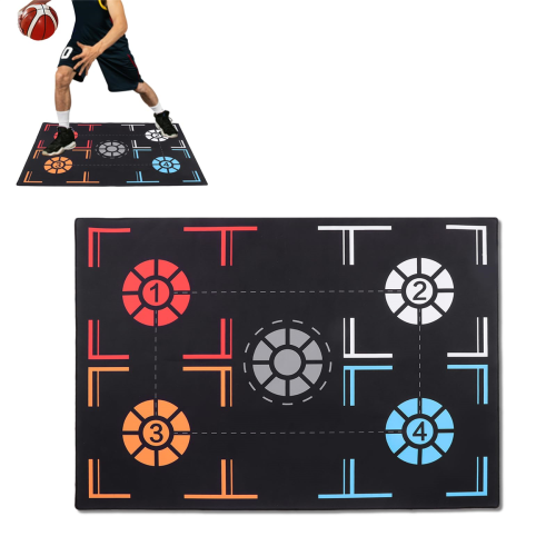 Basketball Training Non-Slip Foldable Dribble Mat, Teenager 2