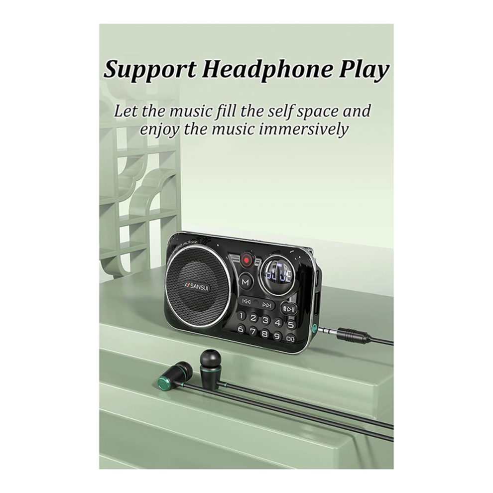 Fm Radio Bluetooth 5.0 Speaker For The Elderly, Orange 4853956041056