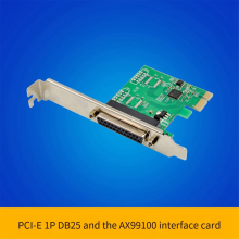Controller Card ST315 PCIe X1 AX99100 1P DB-25 Pin Print Terminal