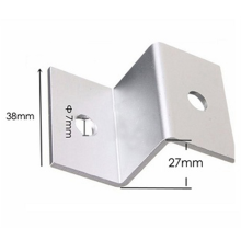 Panel Mount Solar Rack Z Bracket RV Roof Boat Kit,ZJ-02