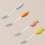 Cute Ceramic Jar Fruit fork Set 304 Stainless Steel Cake C 5