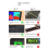 Car LED Screen Signage Flexible Display Rear Window Animation Panel,A 6