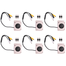 6X Microphone Speaker Device for Security Camera Waterproof IP Audio Recording Two Way Radio Interphone