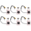6X Microphone Speaker Device for Security Camera Waterproof IP Audio Recording Two Way Radio Interphone 1