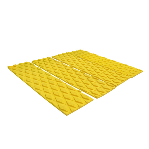 8Pcs/Lot Surfing Front Traction Pad-SUP Surfboard Deck Grip Mat Replacement with Adhesive (Yellow) 1